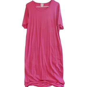 Pink Lularoe Maria Maxi Dress